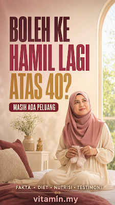 Berjaya Hamil di Usia 40-an dan Peranan Suplemen Shaklee
