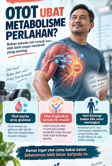   OTOT UBAT METABOLISME PERLAHAN?